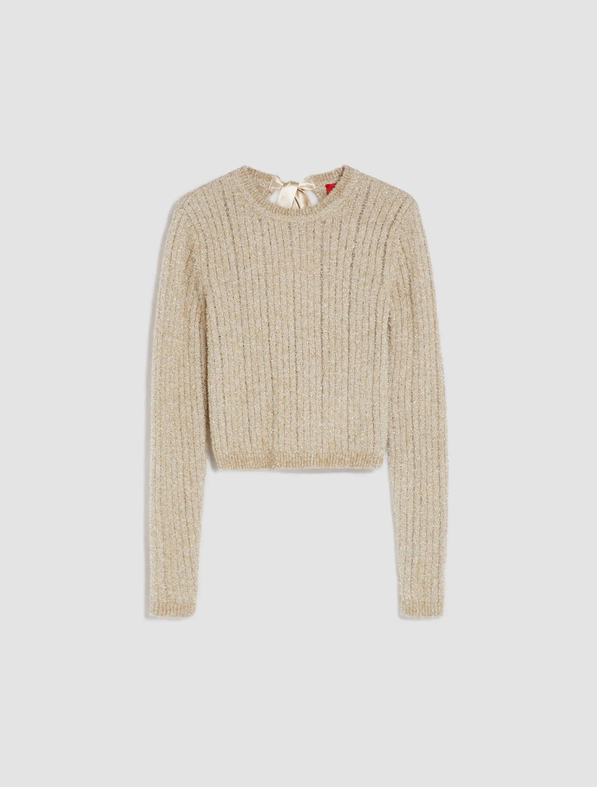 Fluffy lurex jumper