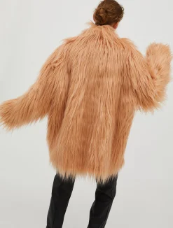Furry plush coat