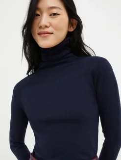 High-neck jumper