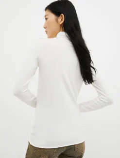 High-neck jumper