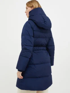 Hooded down jacket