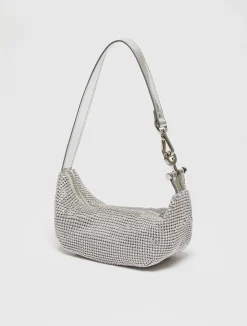 Hug rhinestone-embellished mini bag