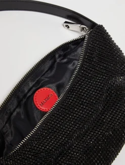 Hug rhinestone-embellished mini bag