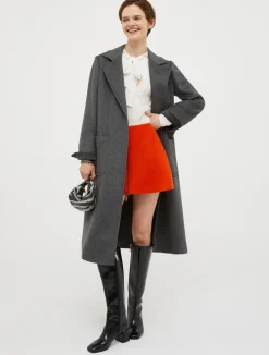 Jersey and silk blouse