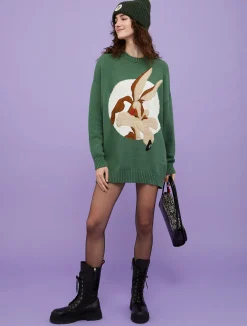 Knitted beanie MAX&Co. with Looney Tunes
