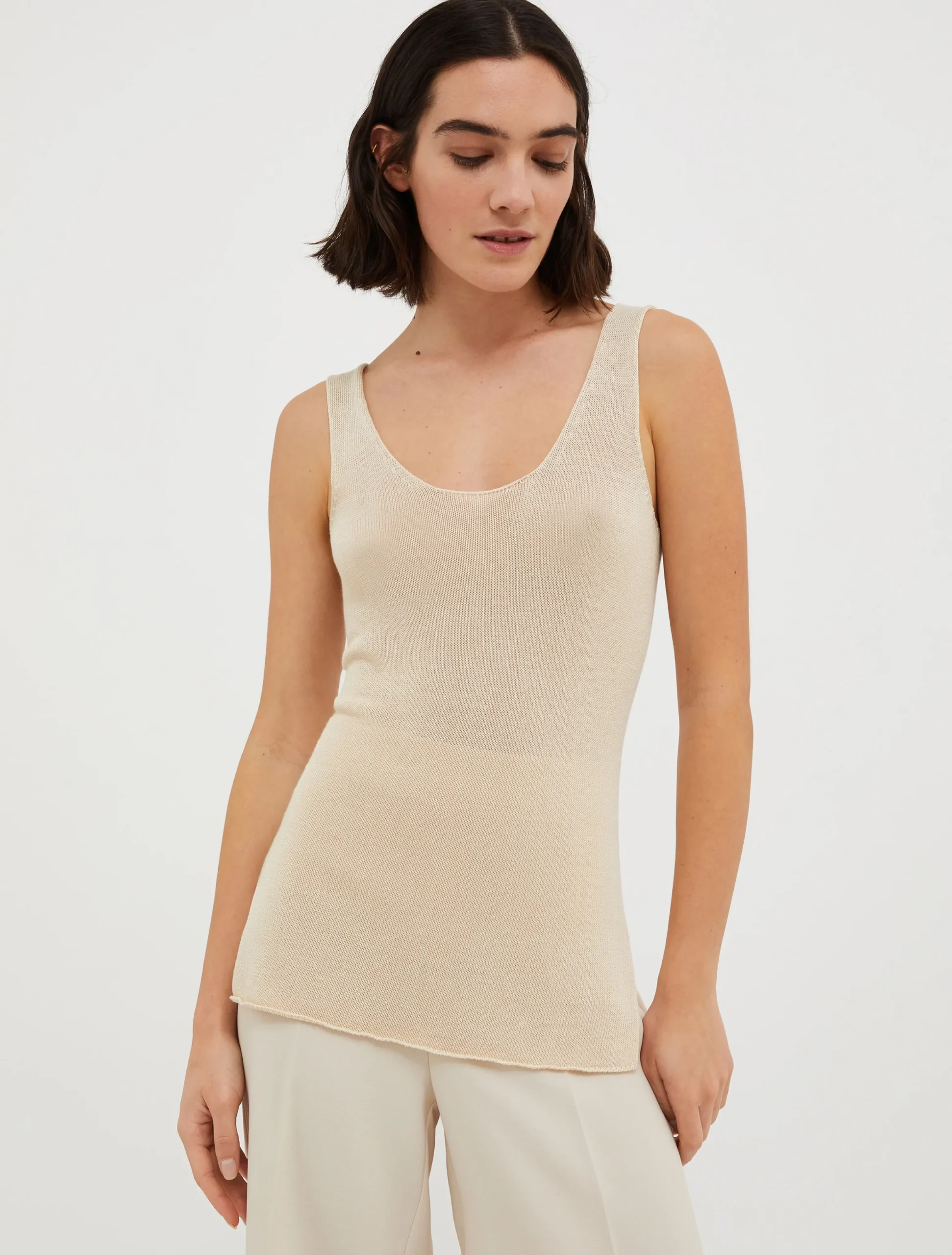 Knitted tank top