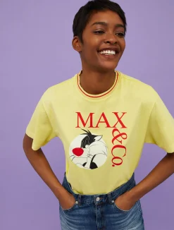 Logo-print T-shirt MAX&Co. with Looney Tunes