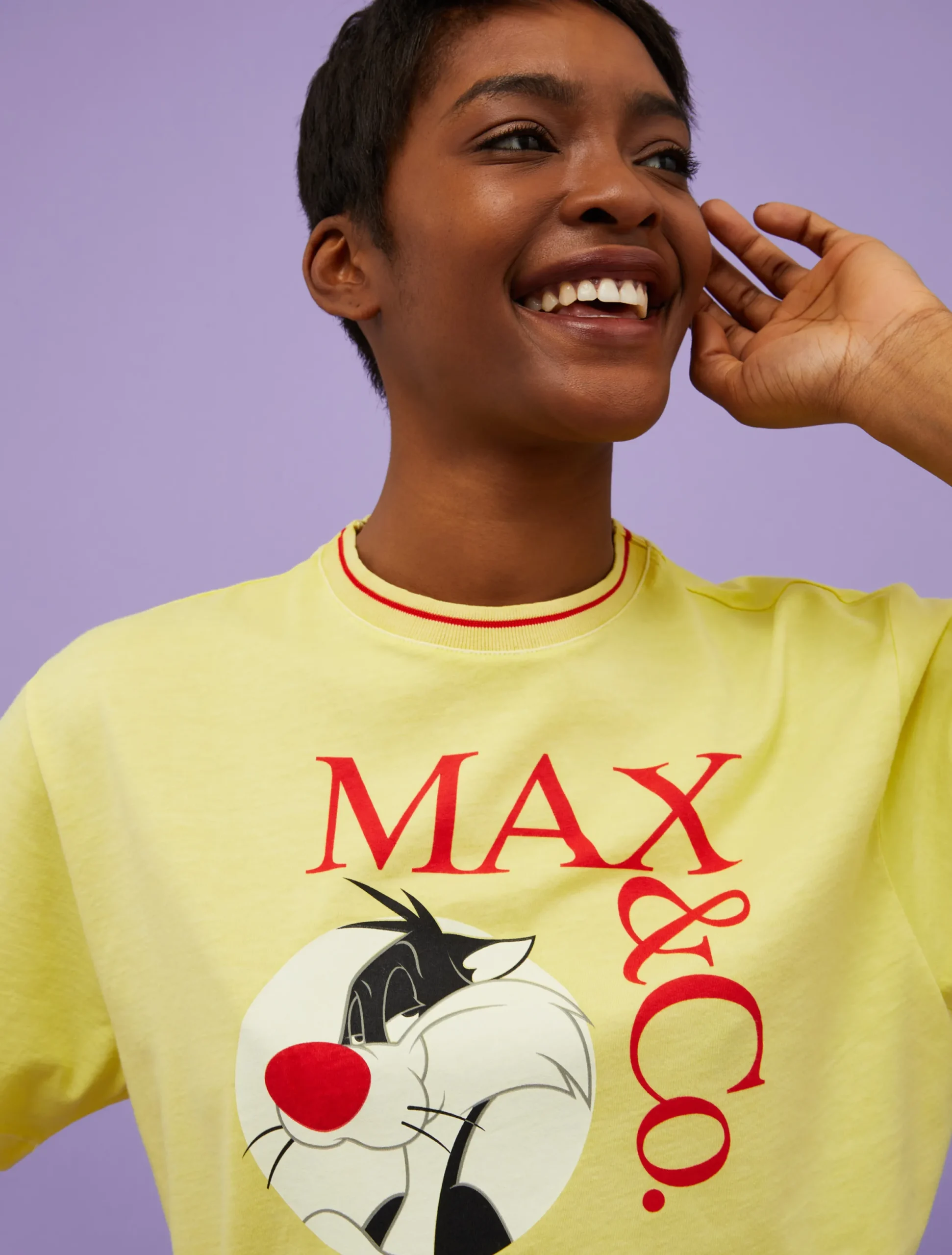 Logo-print T-shirt MAX&Co. with Looney Tunes