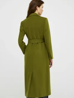 Longrun wool-drap coat