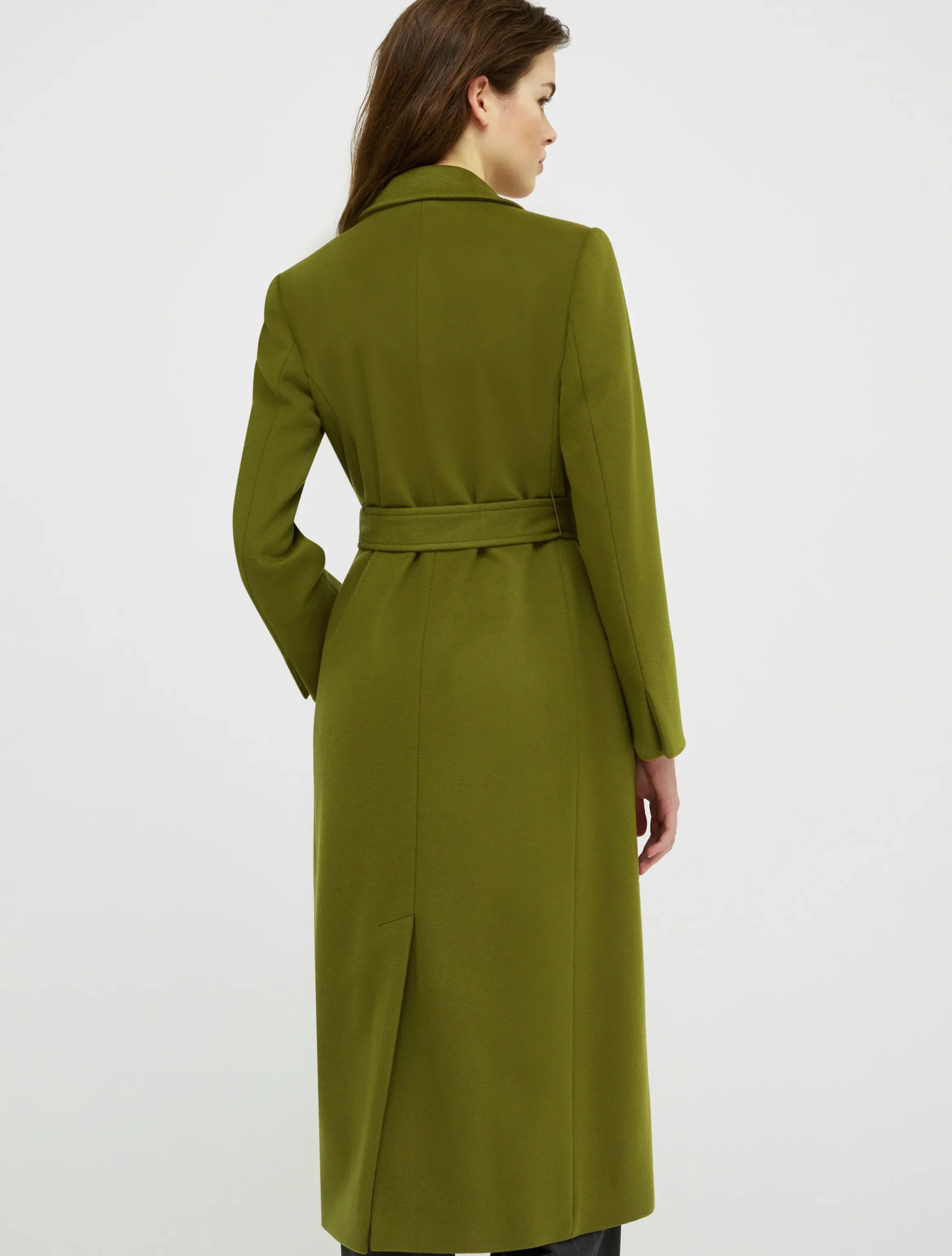 Longrun wool-drap coat