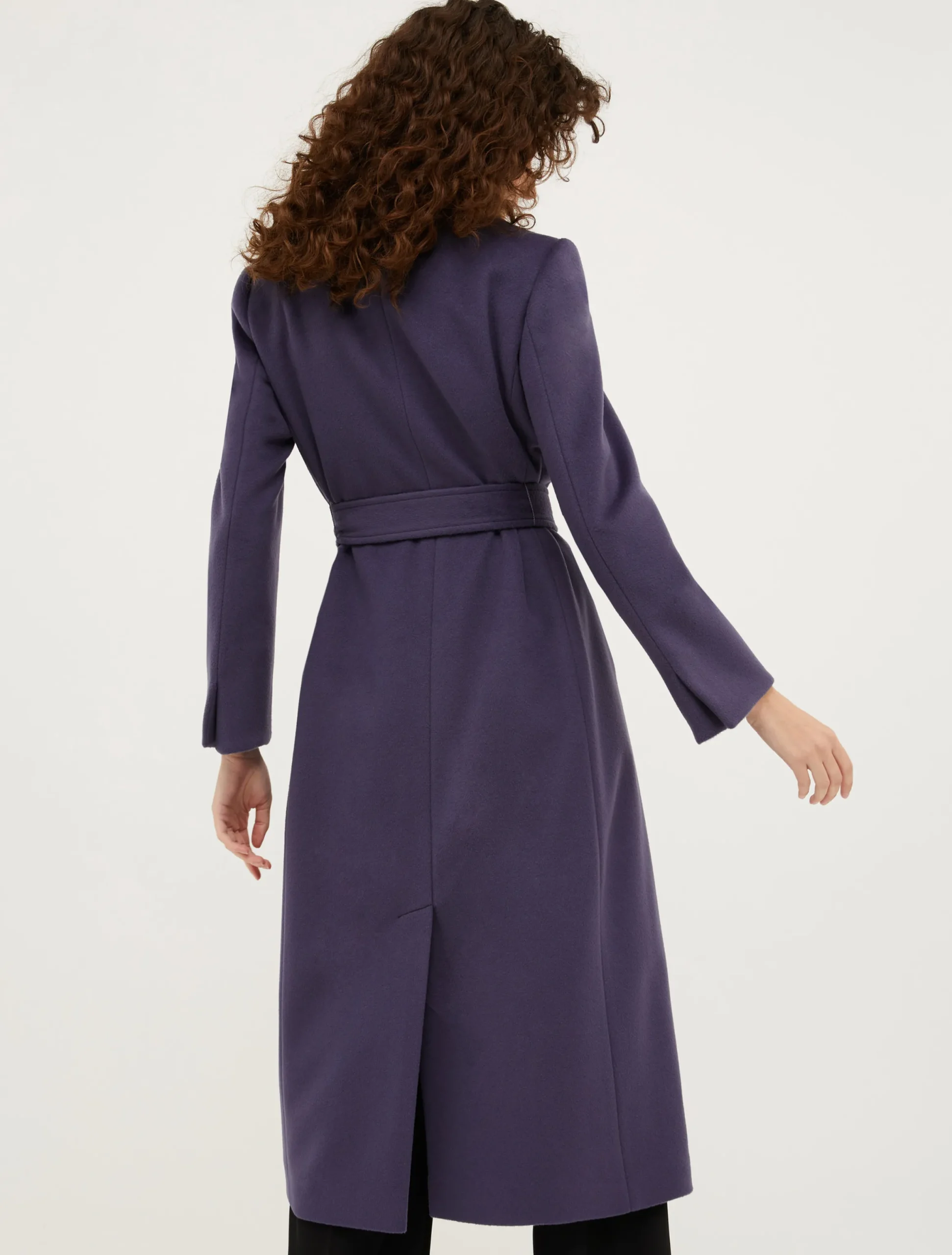 Longrun wool-drap coat