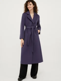 Longrun wool-drap coat