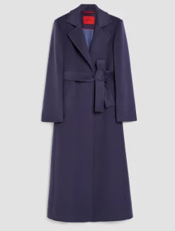 Longrun wool-drap coat