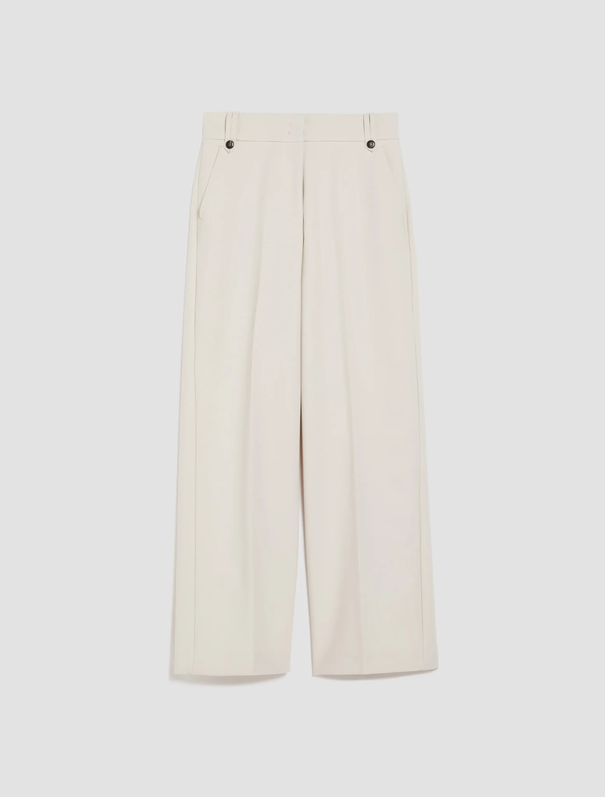 Loose-fit canvas trousers