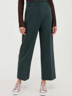 Loose-fit canvas trousers