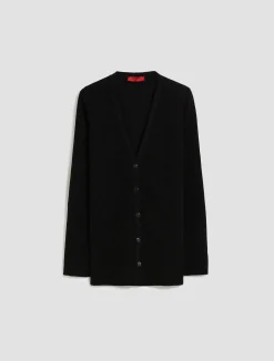 Lurex knitted cardigan