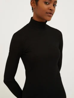 Lurex long-sleeved maxi dress