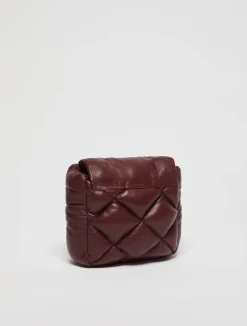 Matelassé nappa-leather mini bag
