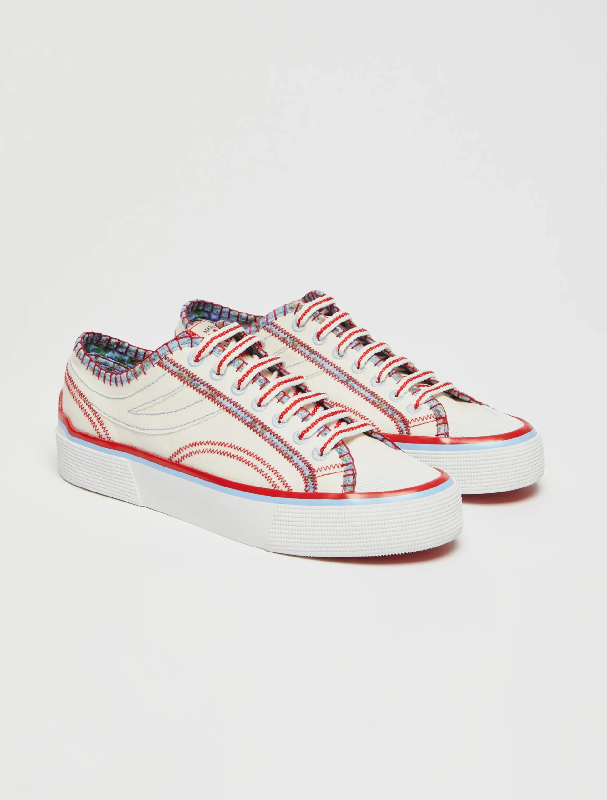 MAX&Co. with Superga canvas trainers