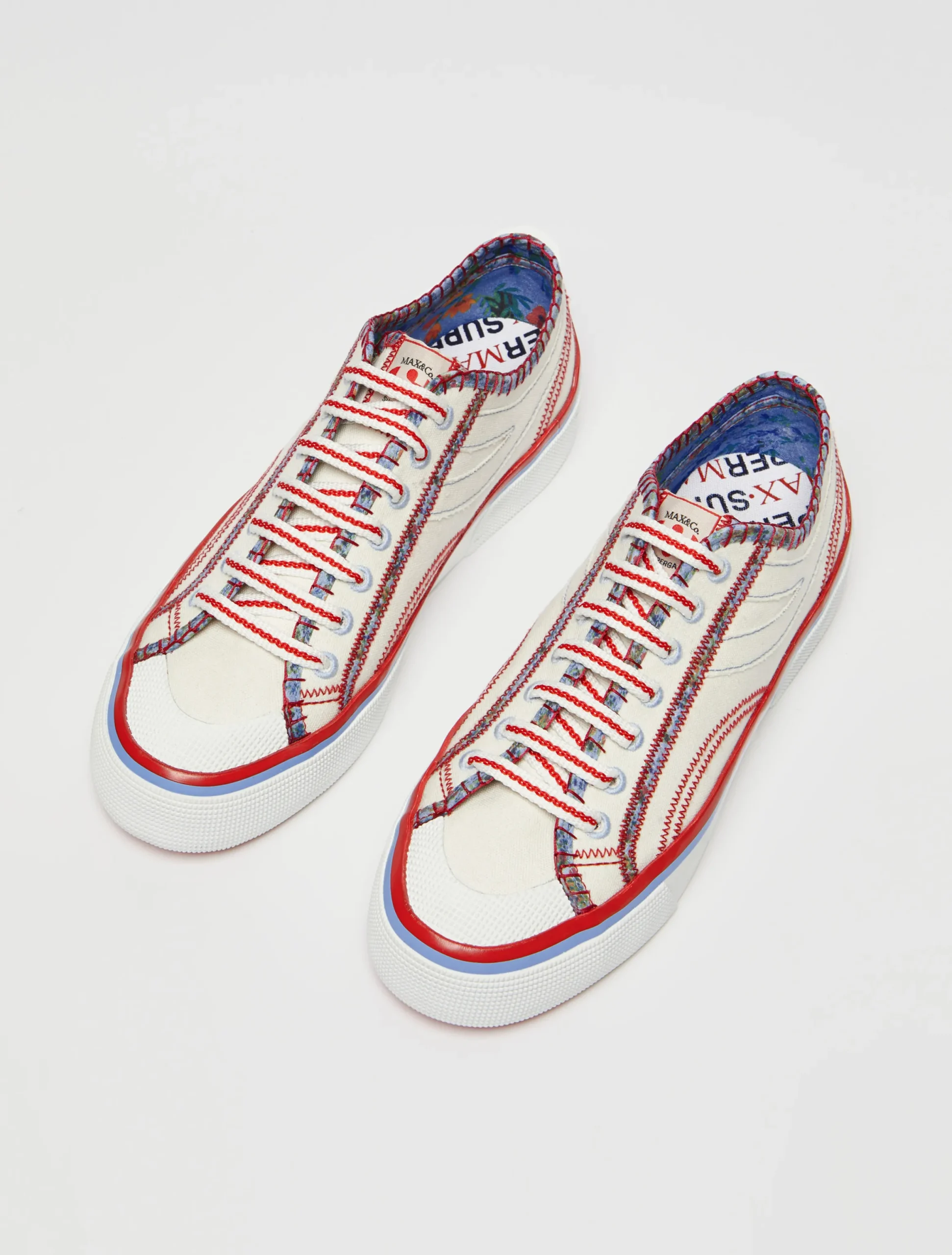MAX&Co. with Superga canvas trainers