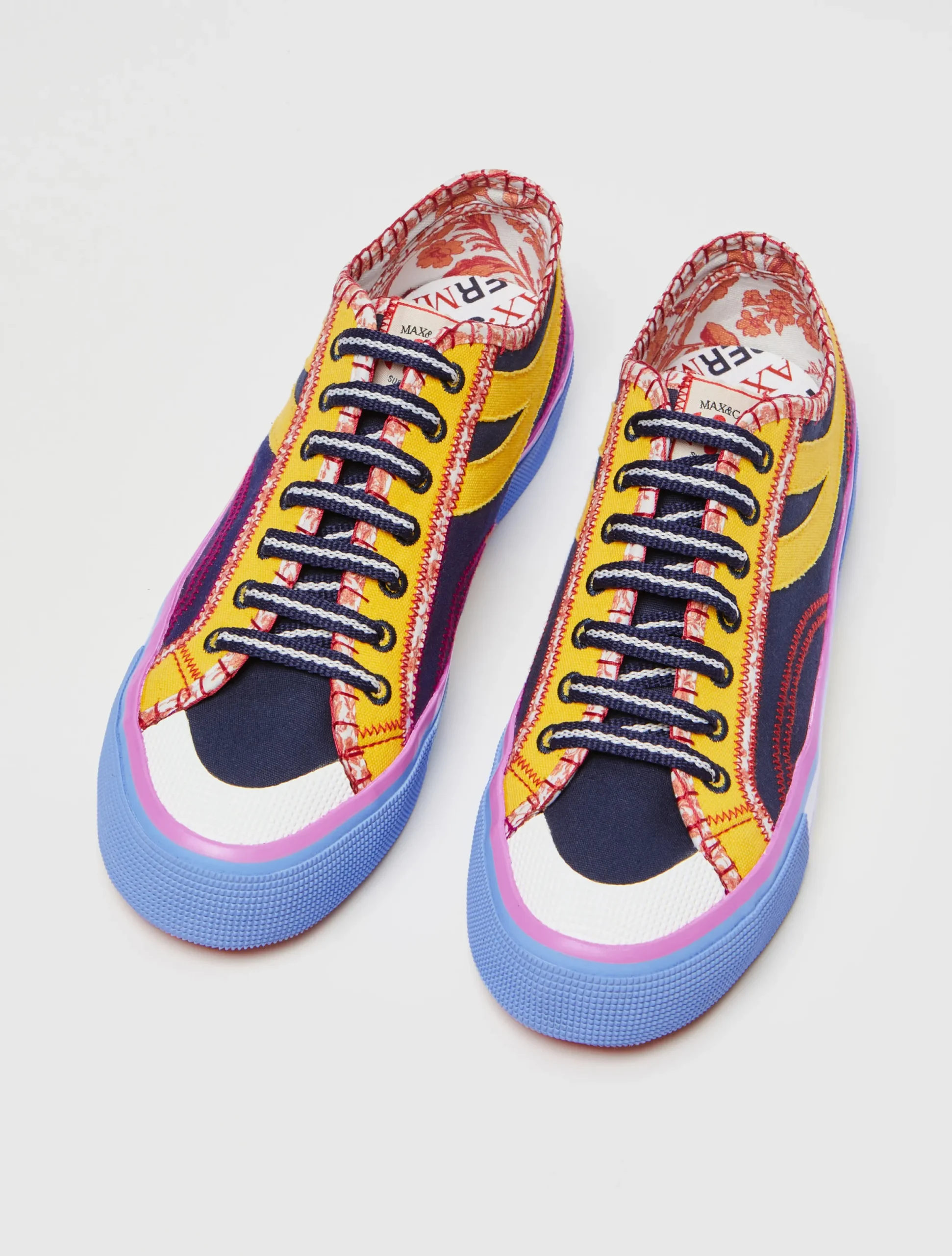 MAX&Co. with Superga canvas trainers