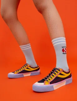 MAX&Co. with Superga canvas trainers
