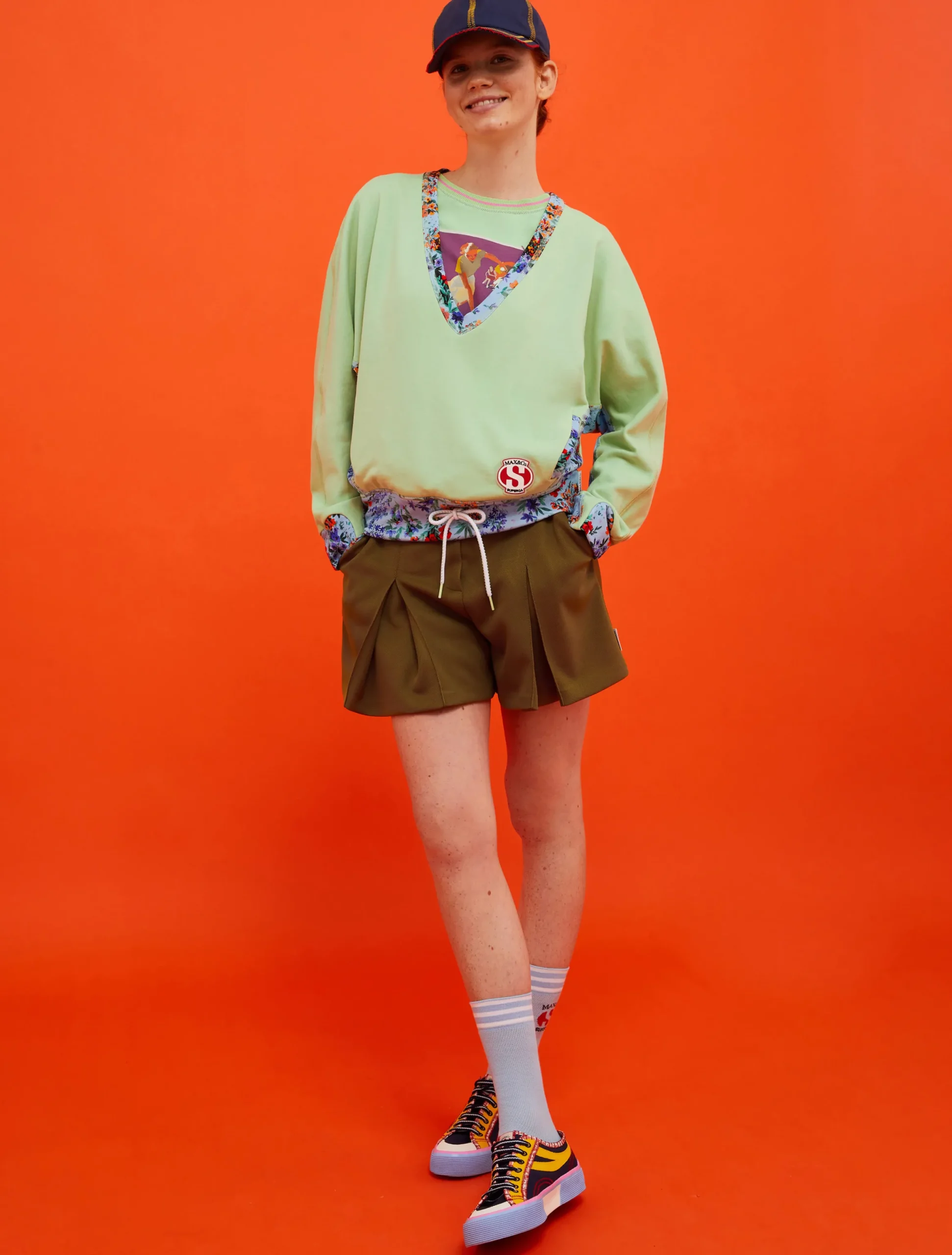 MAX&Co. with Superga cropped T-shirt