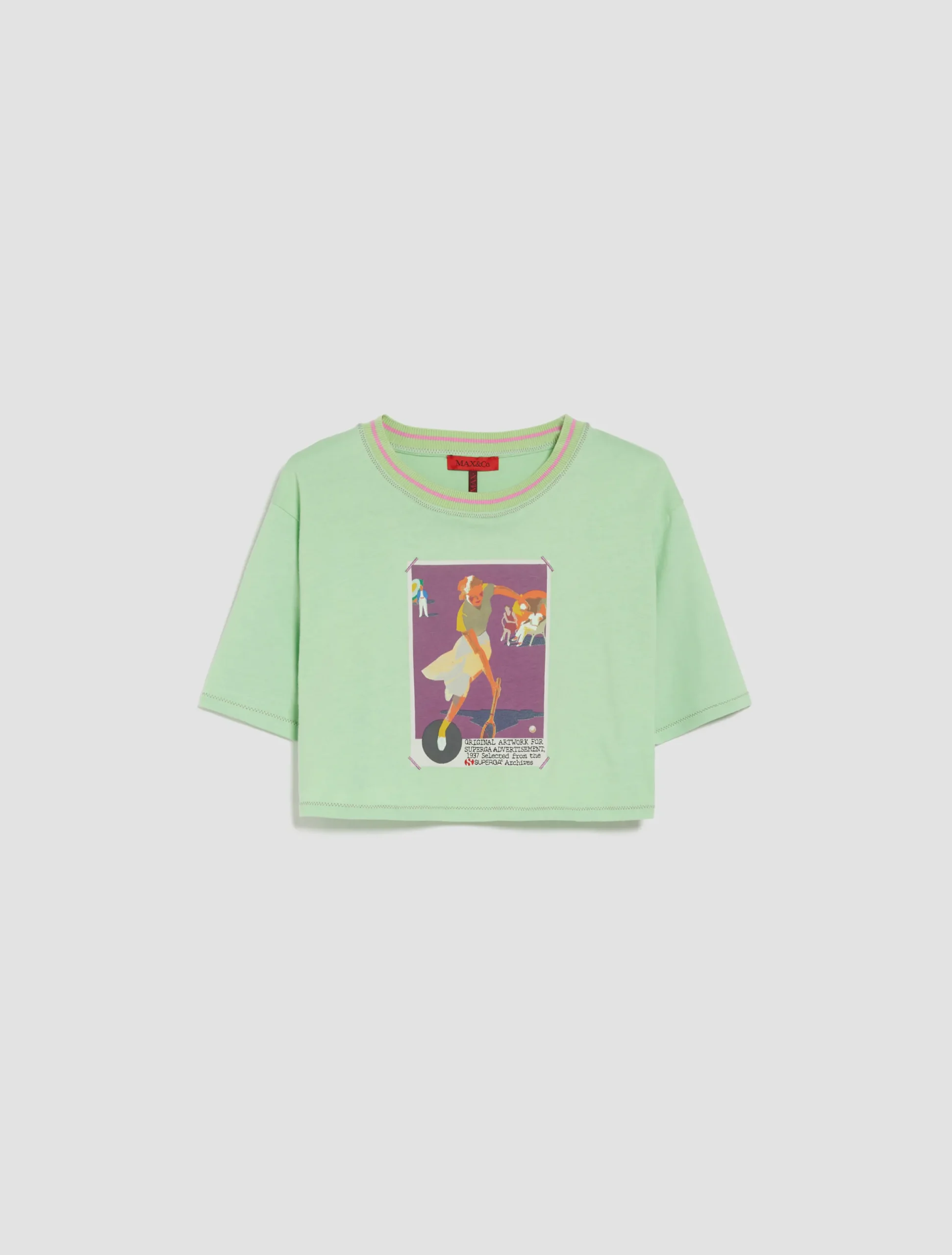 MAX&Co. with Superga cropped T-shirt