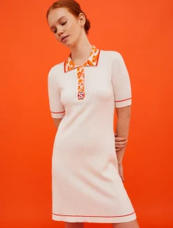 MAX&Co. with Superga knitted polo dress