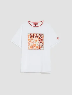 MAX&Co. with Superga logo-embroidered T-shirt