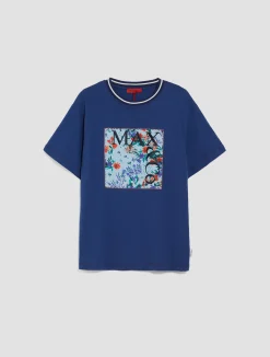 MAX&Co. with Superga logo-embroidered T-shirt