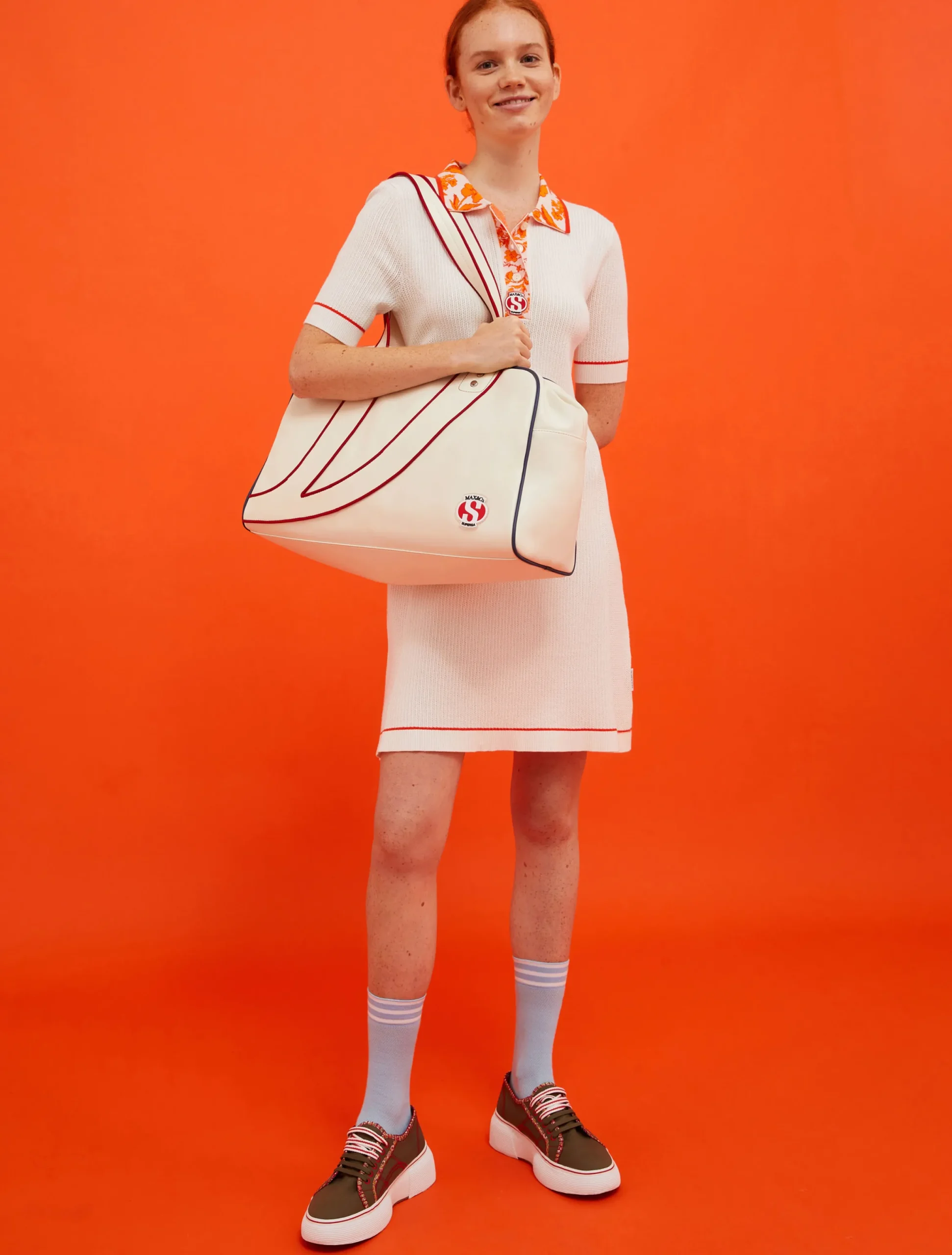 MAX&Co. with Superga patterned trainers