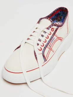 MAX&Co. with Superga patterned trainers