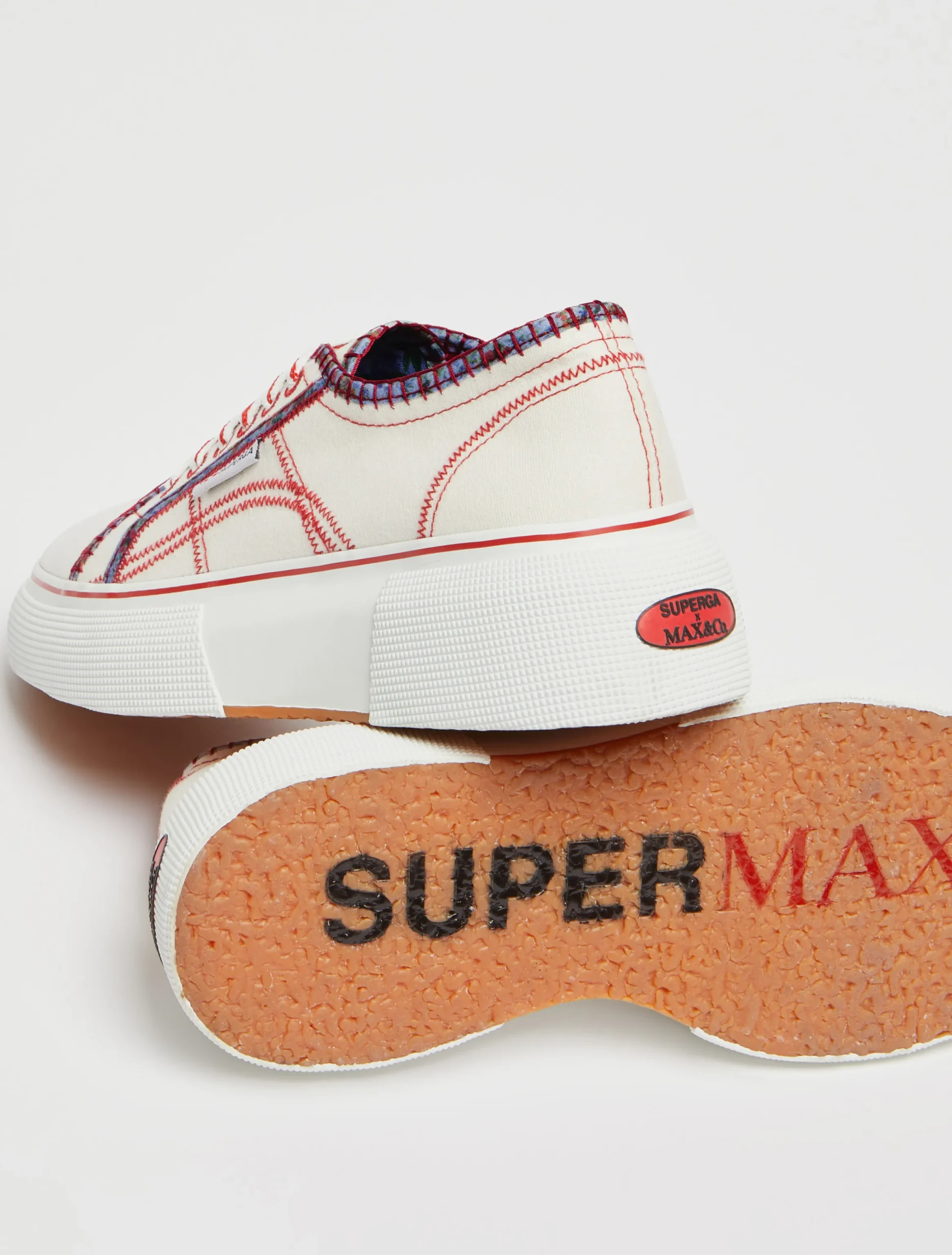 MAX&Co. with Superga patterned trainers