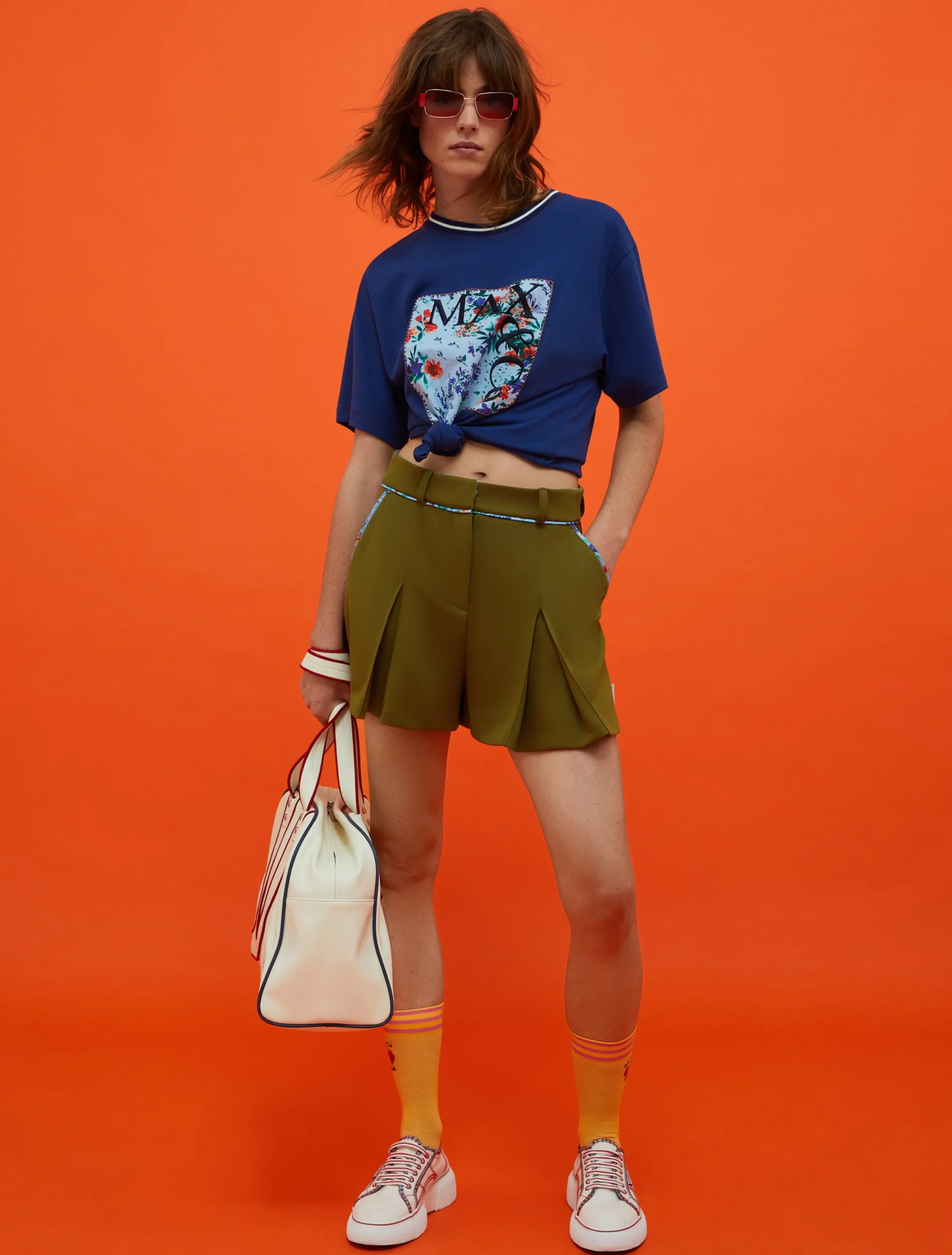 MAX&Co. with Superga patterned trainers