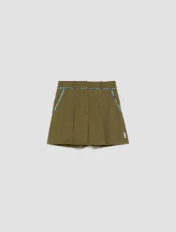 MAX&Co. with Superga pleated shorts
