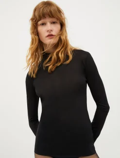 Mesh polo top