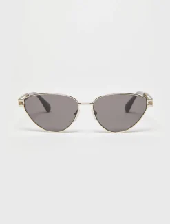 Metal cat-eye sunglasses