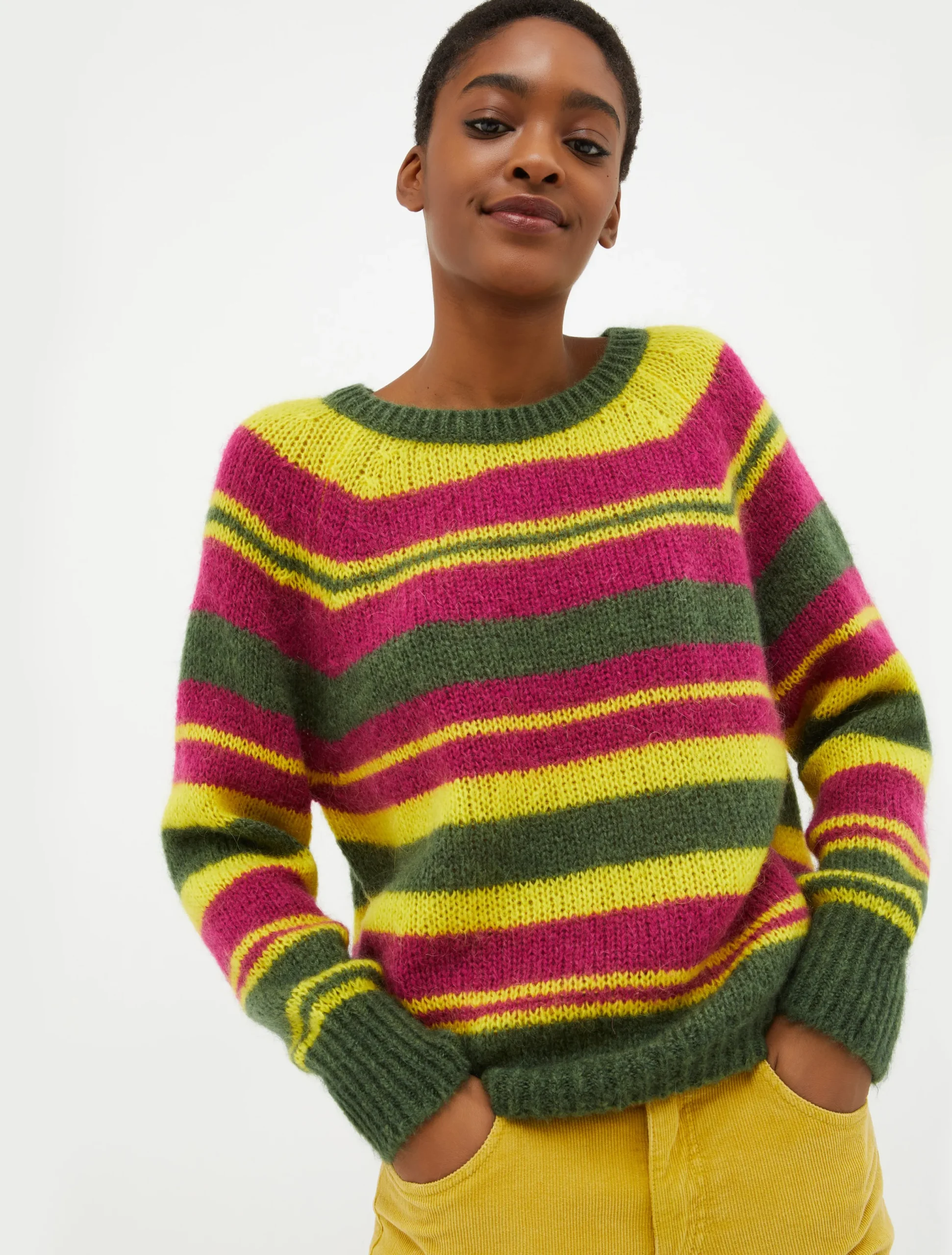 Mohair-blend pullover