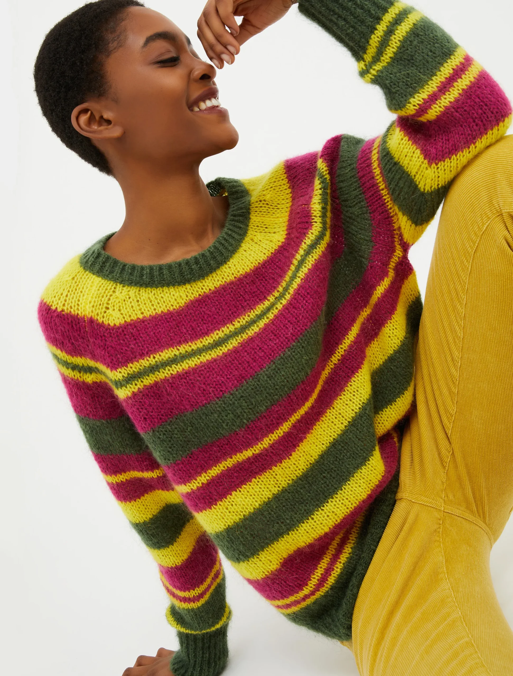 Mohair-blend pullover