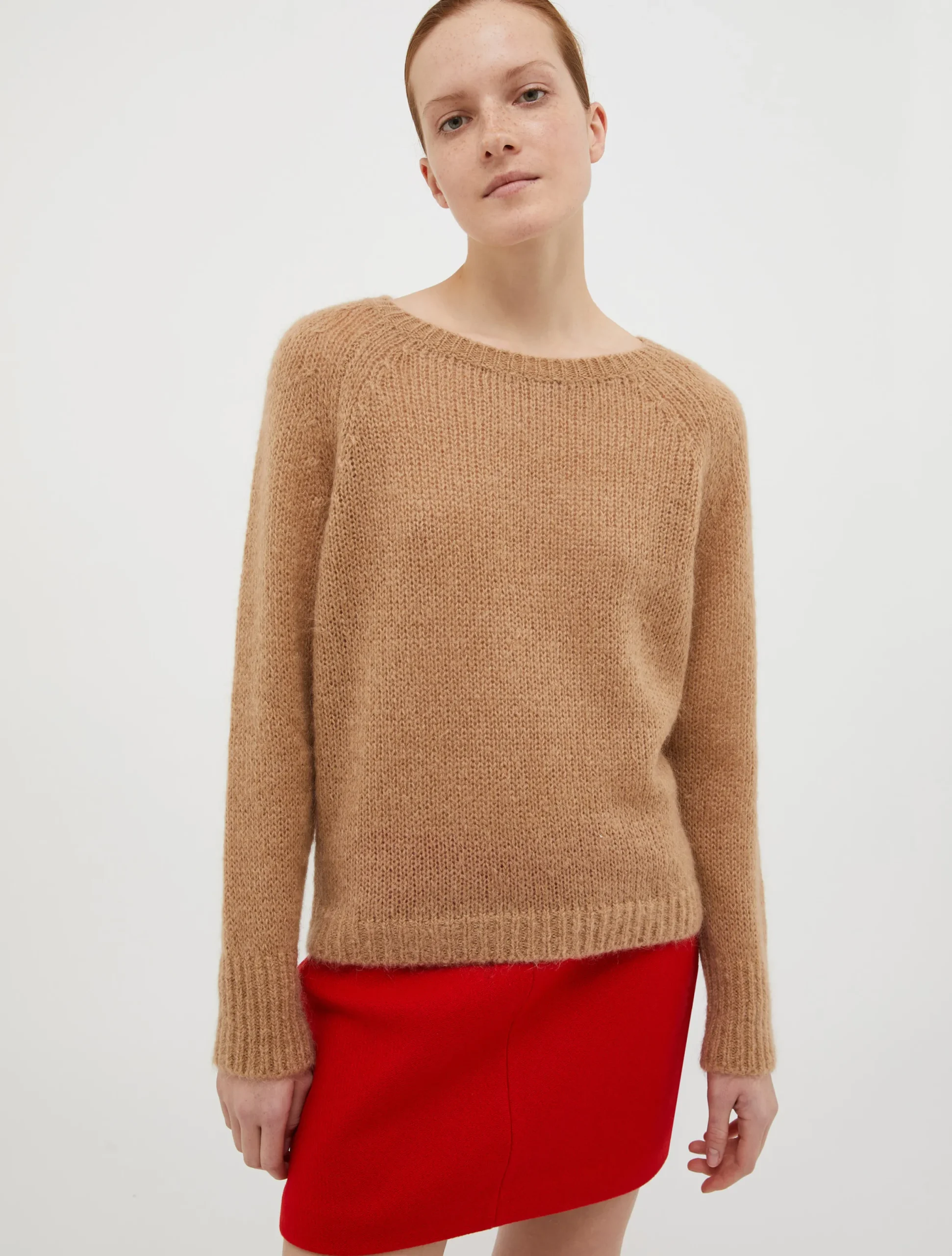 Mohair-blend pullover