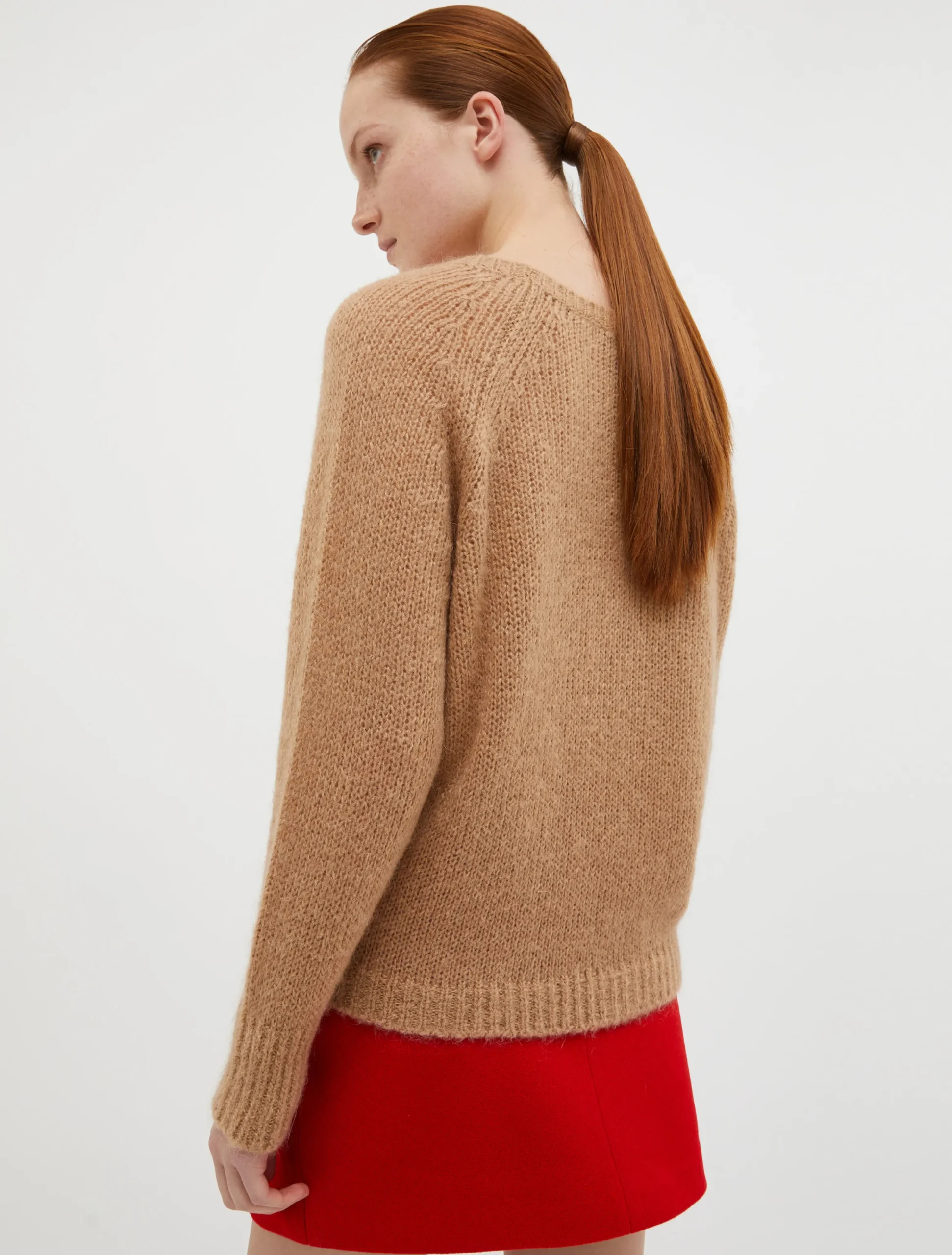 Mohair-blend pullover