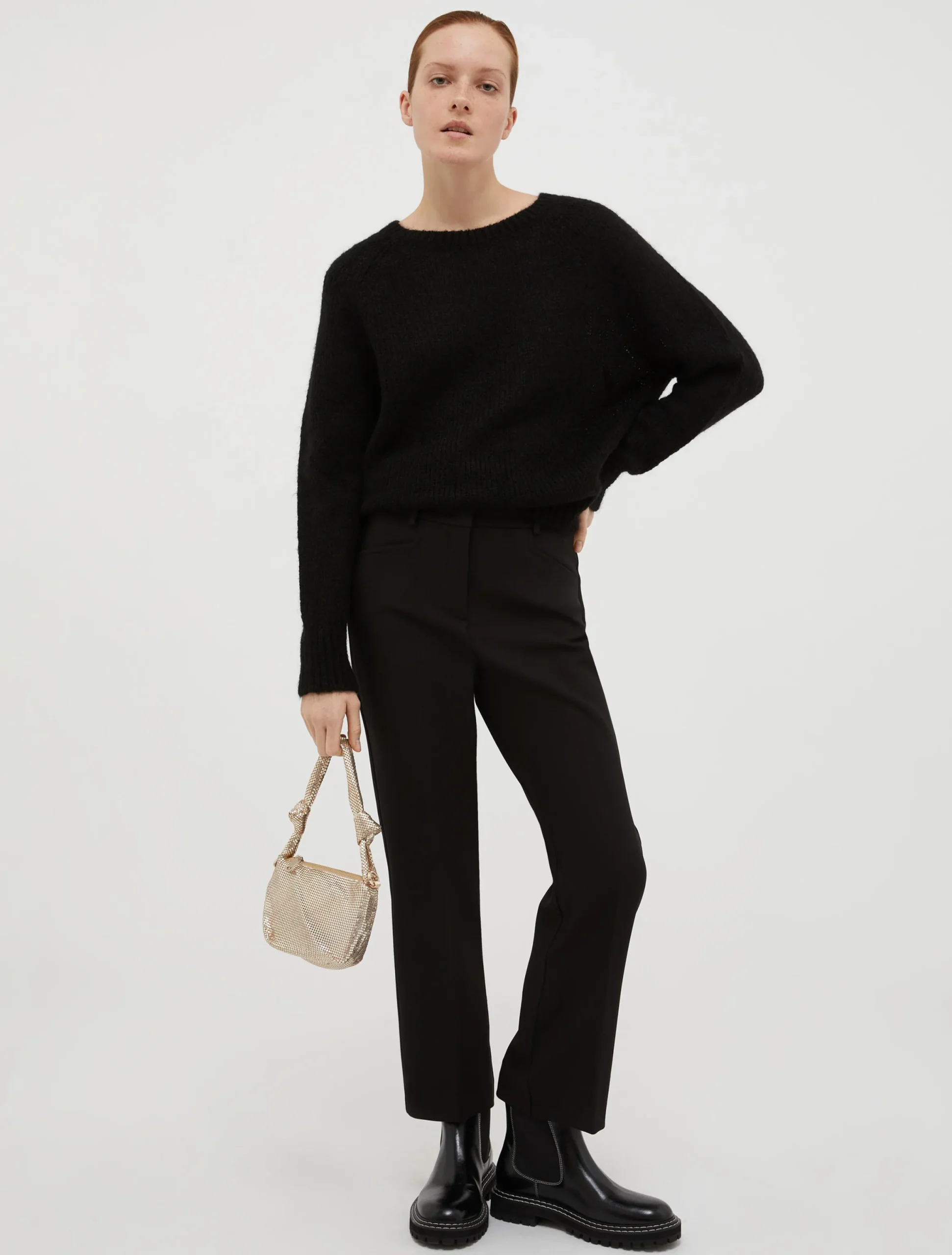Mohair-blend pullover