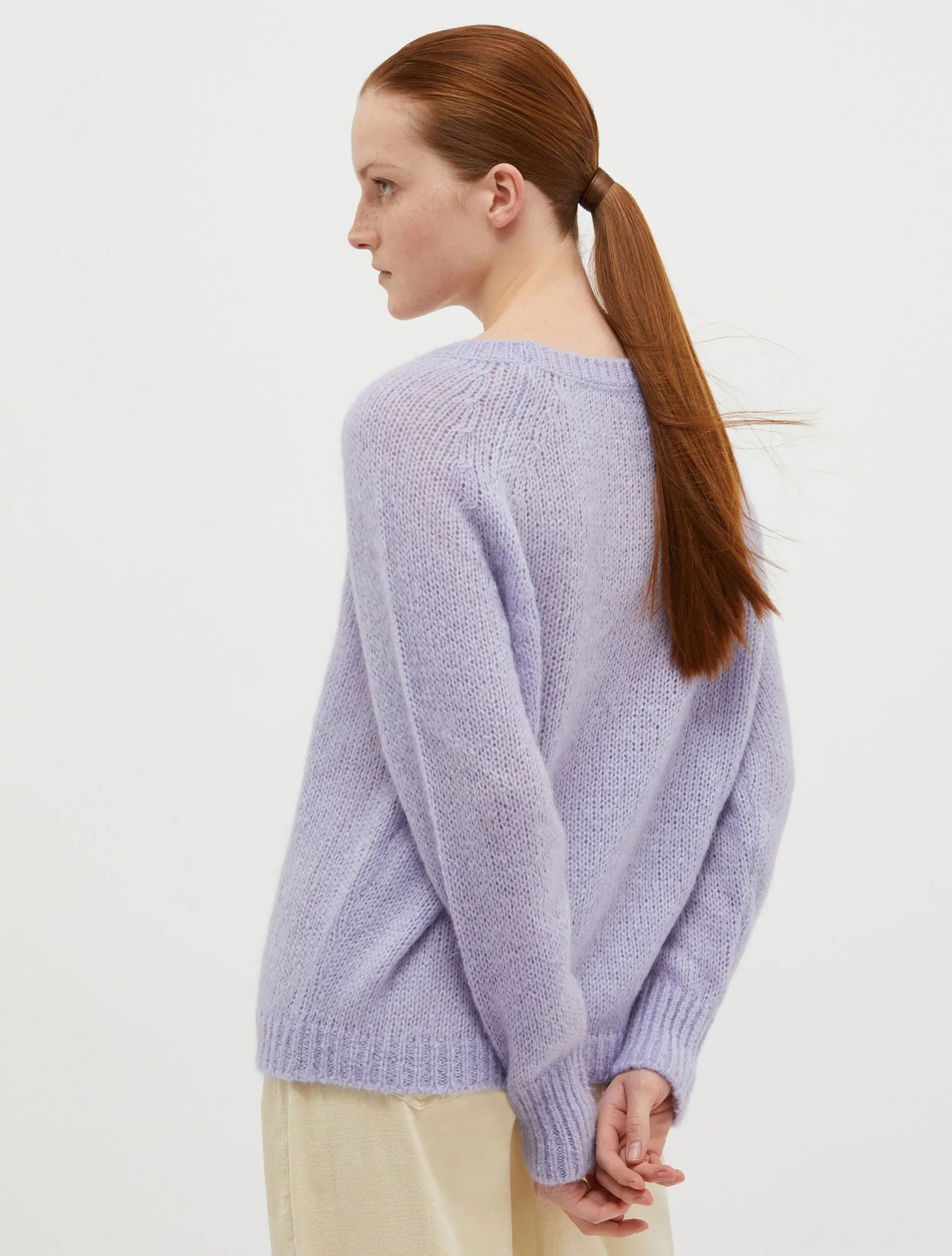 Mohair-blend pullover