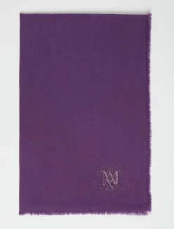Monogrammed wool stole
