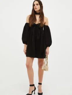 Ottoman bustier dress