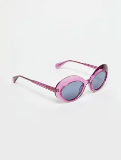 Oval butterfly sunglasses