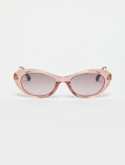 Oval cat-eye glasses