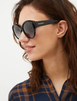 Oversized butterfly glasses
