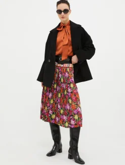 Oversized wool pea coat